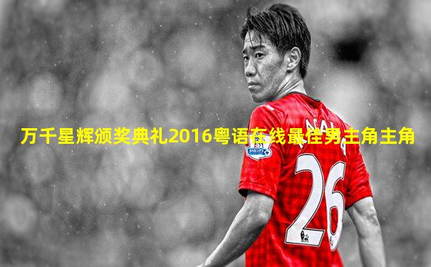 万千星辉颁奖典礼2016粤语在线最佳男主角主角