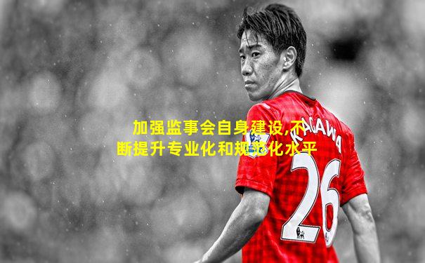 加强监事会自身建设,不断提升专业化和规范化水平