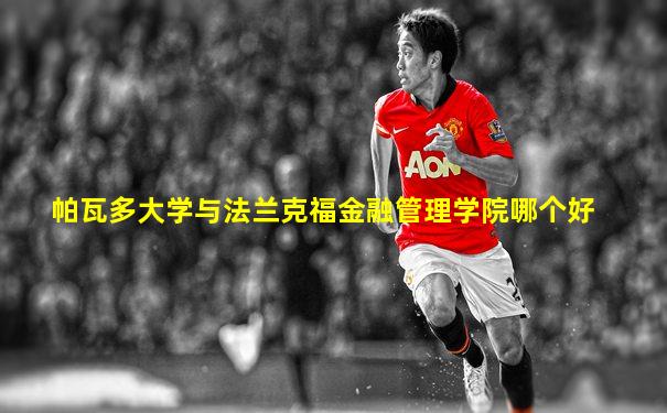 帕瓦多大学与法兰克福金融管理学院哪个好