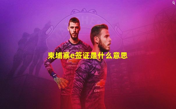 柬埔寨e签证是什么意思